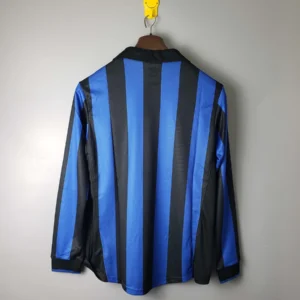 1998 1999 retro long sleeve internazionale milan home football jersey 2