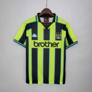 1998 1999 retro manchester city away football shirt 1