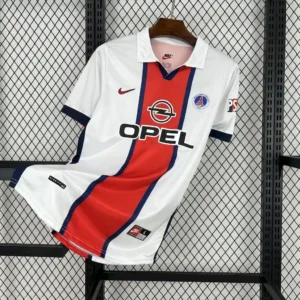 1998 1999 retro paris saint germainaway football shirt 1