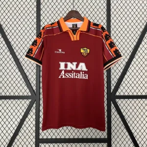 1998 1999 retro roma home soccer jersey 1