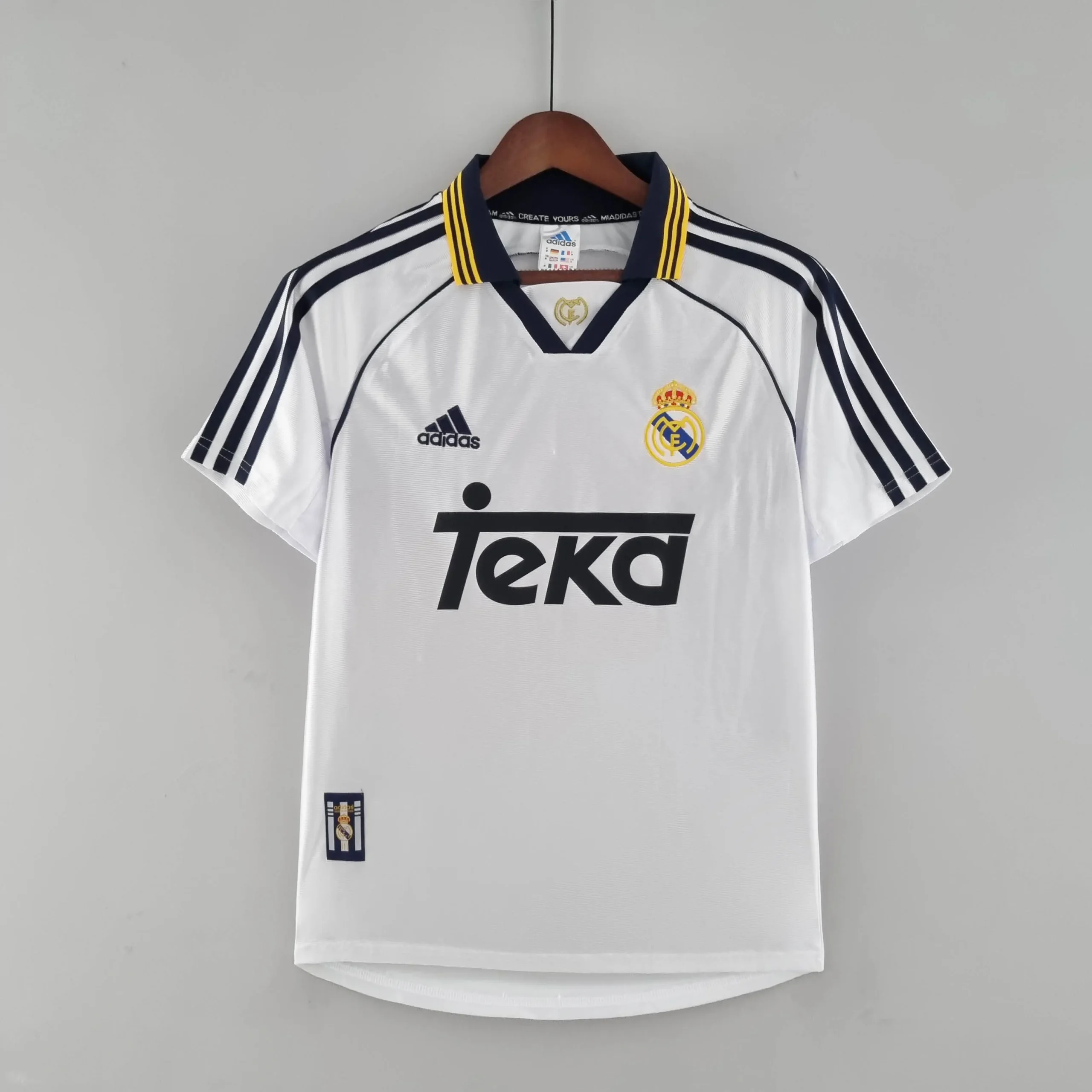 1998 2000 retro real madrid home 1