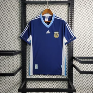 1998 retro argentina national team away jersey 1