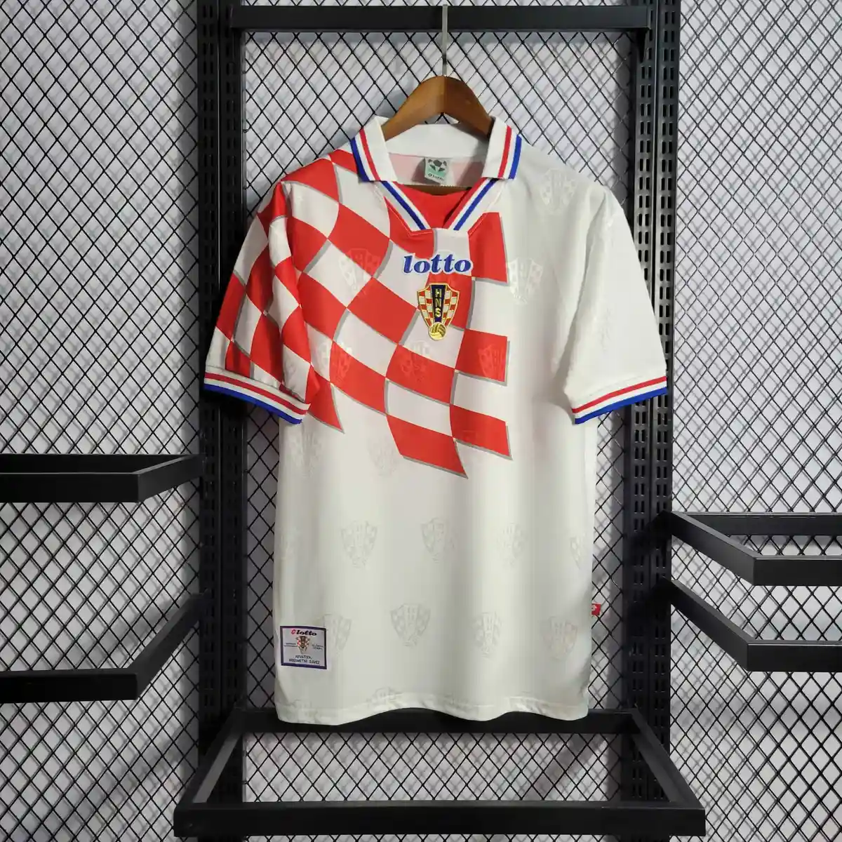 1998 retro croatia national team home football shirt 1