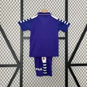 1998 retro kids fiorentina home football shirt 2