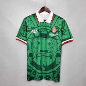 1998 retro mexico home soccer jersey 1