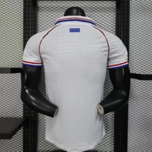 1998 retro player france away football shirt 2
