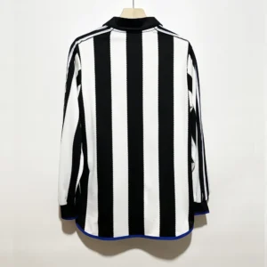 1999 2000 retro long sleeves newcastle united home football shirt 2