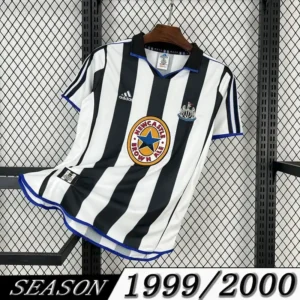 1999 2000 retro newcastle united home football shirt 1