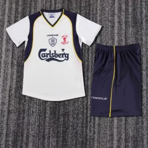 2001 2002 kids size retro liverpool away soccer jersey 1