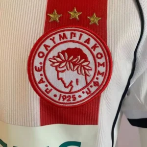 2001 2002 retro 0lympiacos piraeus home football shirt 2