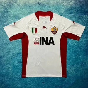 2001 2002 retro as roma away footballshirt 1