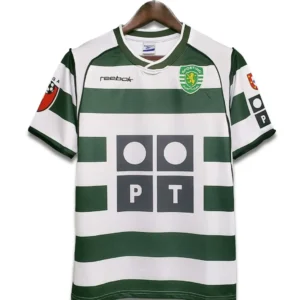 2001 2003 retro sporting lisbon home football shirt 1