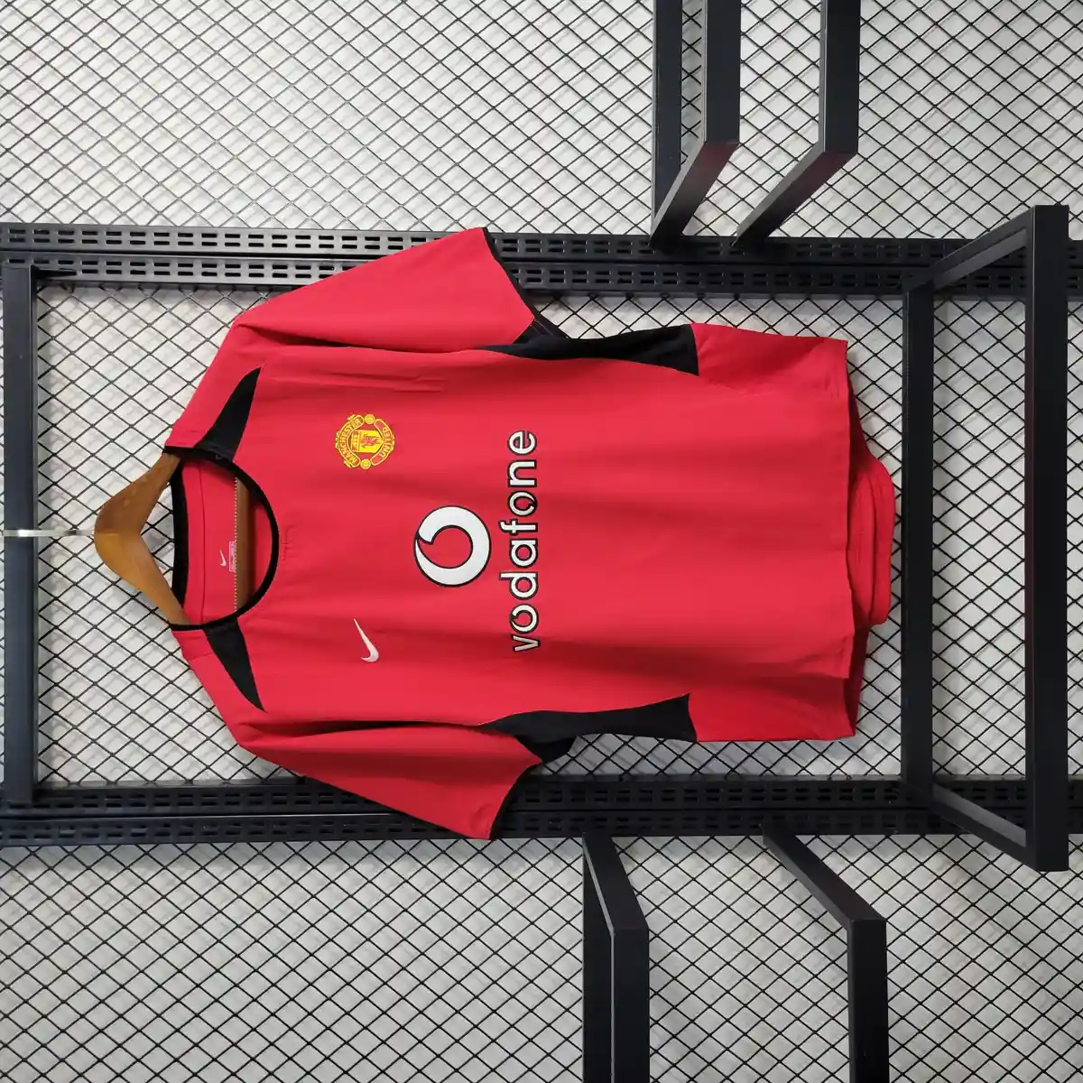 2002 2004 retro manchester united home football shirt 1