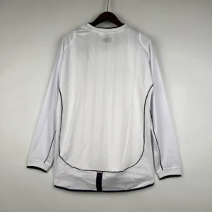 2002 retro long sleeve england home football shirt 2