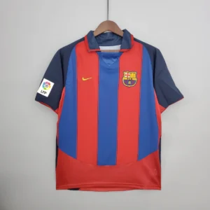 2003 2004 retro barcelona home football shirt 1