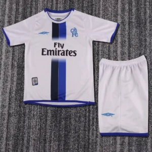 2003 2005 retro kids size chelsea away football jersey 1