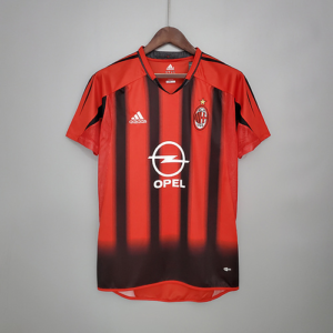2004 2005 retro ac milan home football shirt 1