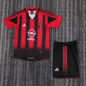 2004 2005 retro kids ac milan home football shirt 1