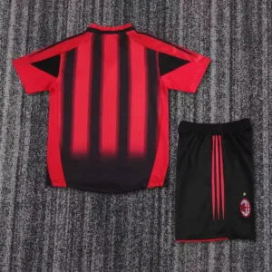 2004 2005 retro kids ac milan home football shirt 2