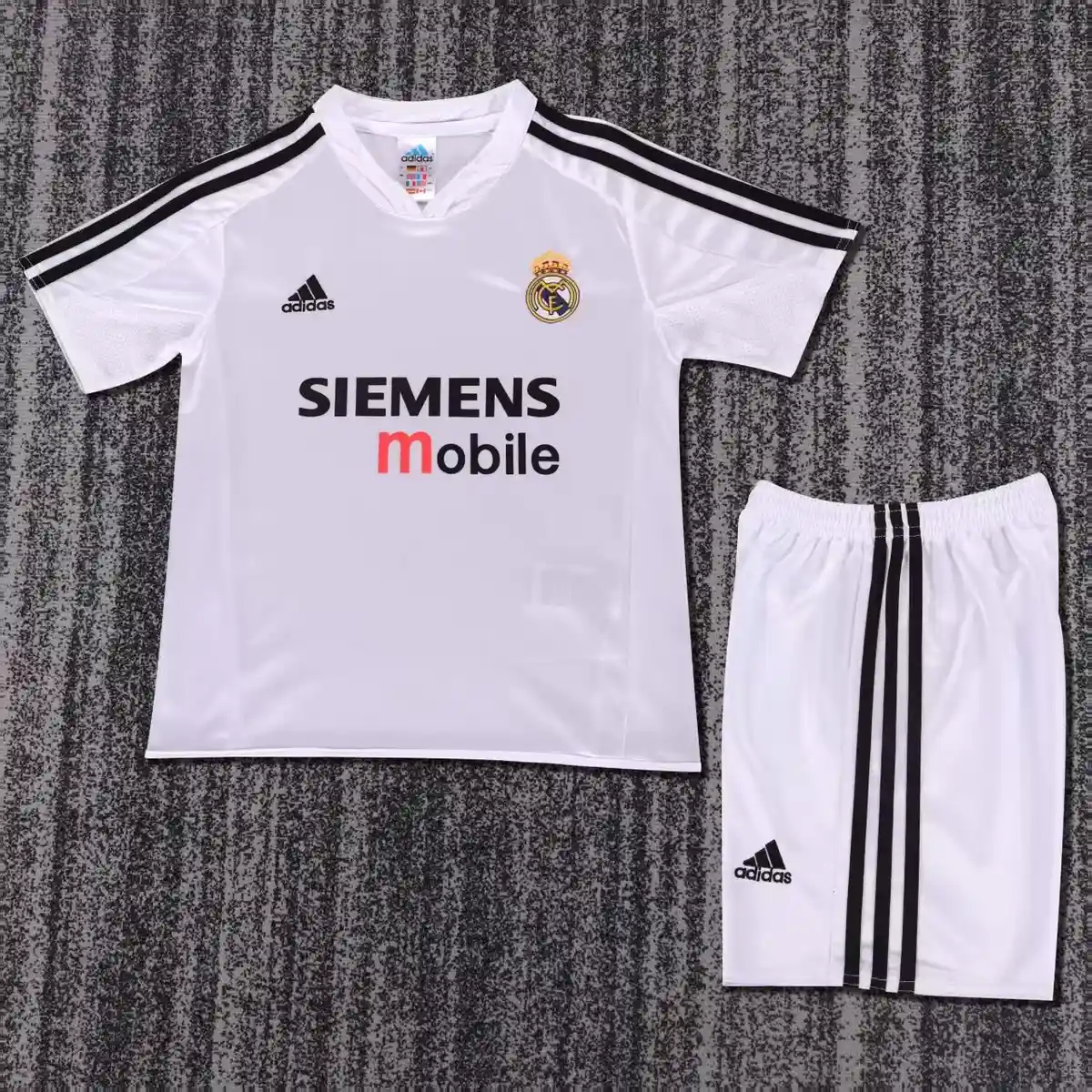 2004 2005 retro kids real madrid home football shirt 1