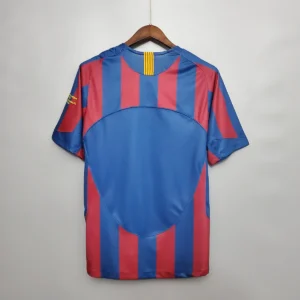 2005 2006 retro barcelona home football shirt uefa champions league 2