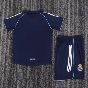2005 2006 retro kids real madrid away football shirt 2