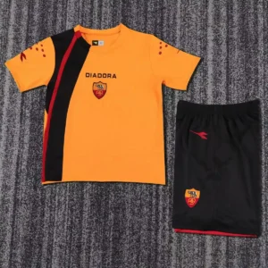 2005 2006 retro kids roma home football shirt 1