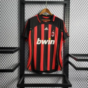2006 2007 retro ac milan home football shirt 1