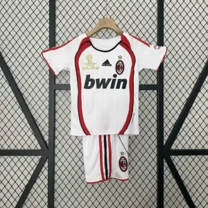 2006 2007 retro kids ac milan away football shirt 1