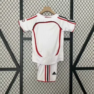 2006 2007 retro kids ac milan away football shirt 2
