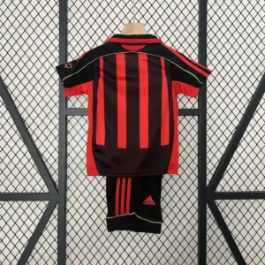 2006 2007 retro kids ac milan home football shirt 2