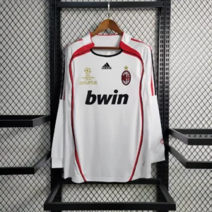 2006 2007 retro long sleeve ac milan away football shirt 1