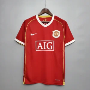 2006 2007 retro manchester united home football shirt 1