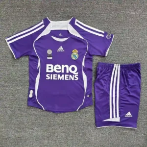 2006 2007 retro real madrid away football shirt kids size 1