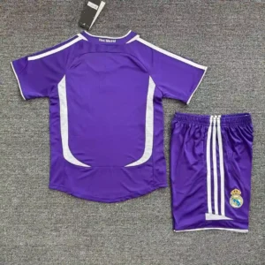 2006 2007 retro real madrid away football shirt kids size 2