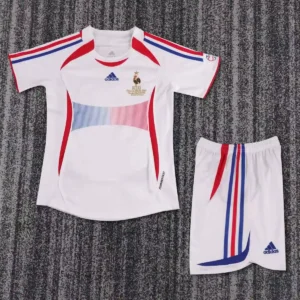 2006 kids size retro france away football shirt 1