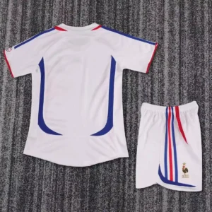 2006 kids size retro france away football shirt 2