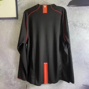 2007 2008 retro long sleeve manchester united third away football shirt 2