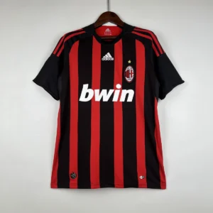 2008 2009 retro ac milan home football shirt 1