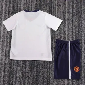 2008 2009 retro kids manchester united away football shirt 2