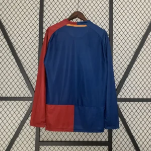 2008 2009 retro long sleeve barcelona football shirt home champions league 2
