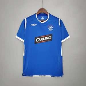 2008 2009 retro rangers home football shirt 1