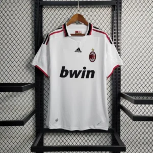 2009 2010 retro ac milan away football shirt 1
