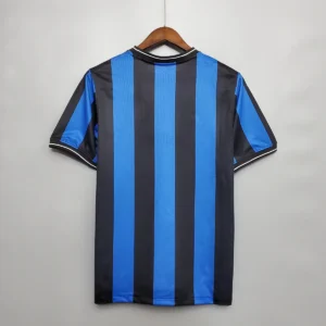 2009 2010 retro internazionale milan home uefa champions league edition football jersey 2