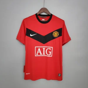 2009 2010 retro manchester united home football shirt 1