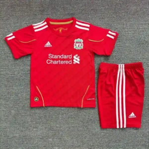 2010 2011 retro liverpool home football shirt kids size 1