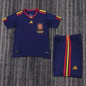 2010 kids size retro spain away football shirt 1