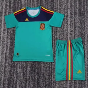 2010 kids size retro spain goalkeeper football shirt 1