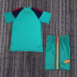 2010 kids size retro spain goalkeeper football shirt 2