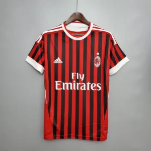 2011 2012 retro ac milan home football shirt 1